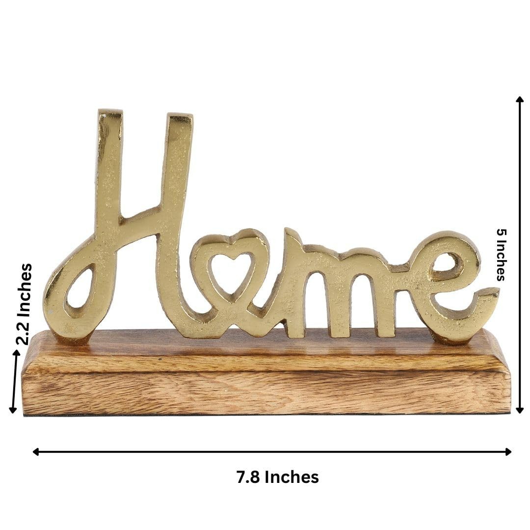Home Sign Decor | Decorative Items For Home Living Room | Metal Word Sign with W