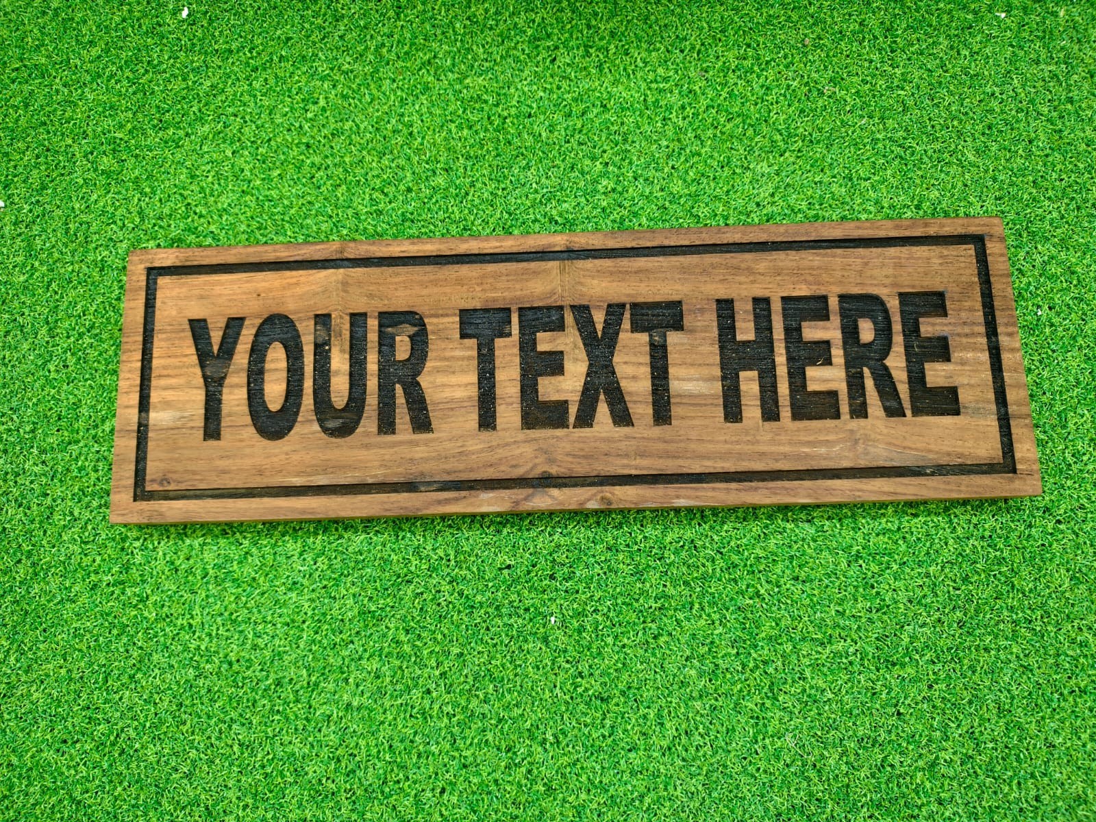 Custom Wooden Sign with Your Text | Personalized Rustic Home Garden Decor Gift