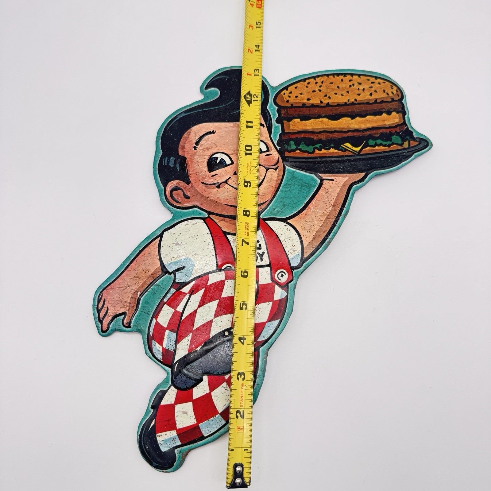Bob’s Big Boy Classic Metal Sign 11×13 Open Road Brands Decor