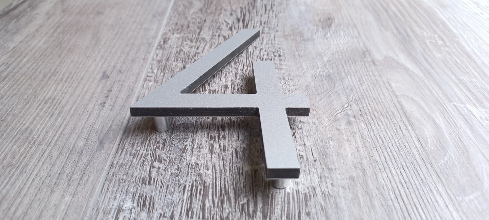 8″ Silve Number, Building Number,Aluminum Plastic Composite, Singlehouse Numbers