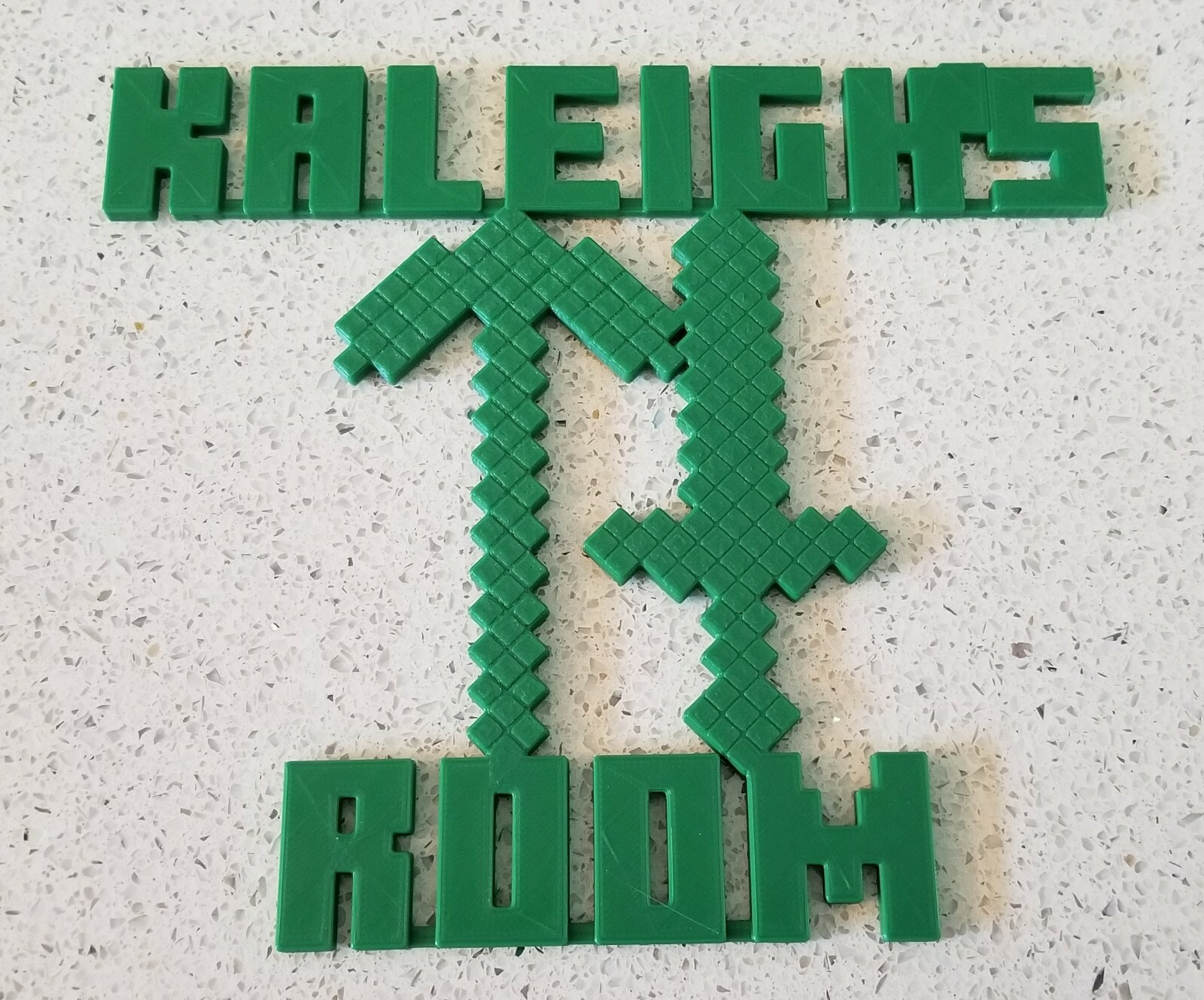 Mine craft Personalized Custom Name Sign, Bedroom Door,Wall, 3D many Colors