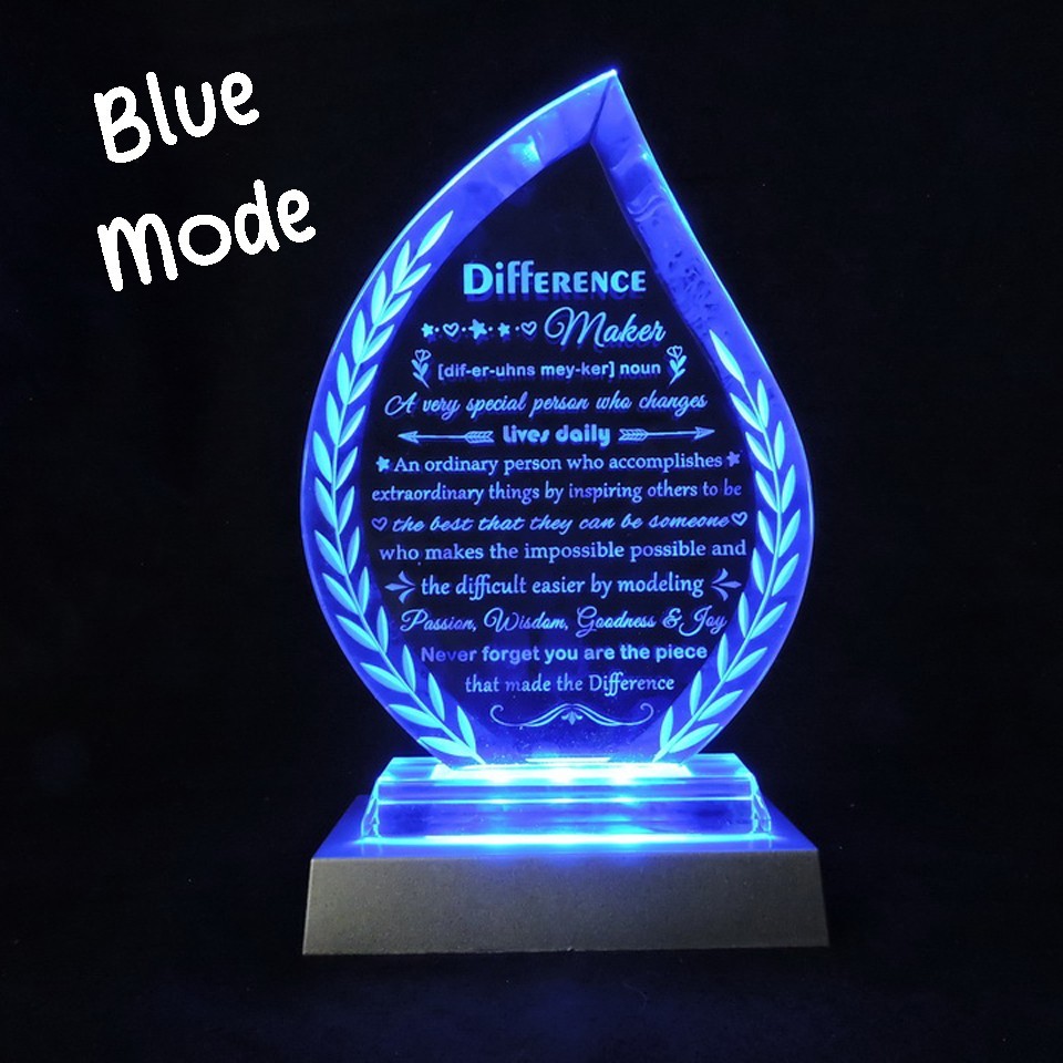 Crystal Appreciation Plaque