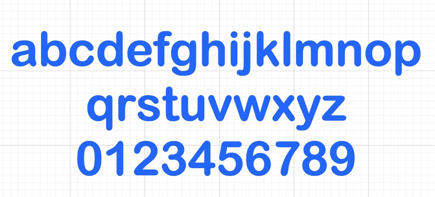 Laser Cut Unfinished Wood Letters or Numbers Arial Rounded MT Bold Font Cutout