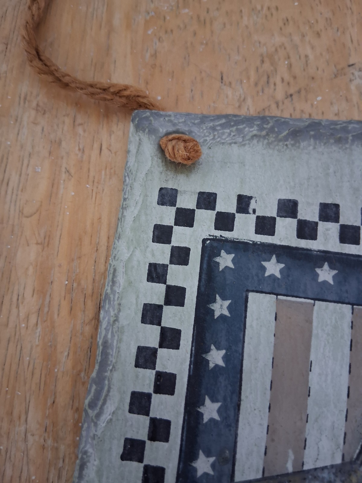Crazy Mountain Country Patriotic “LIBERTY” Slate Look Wall Plaque 6″ X 8″