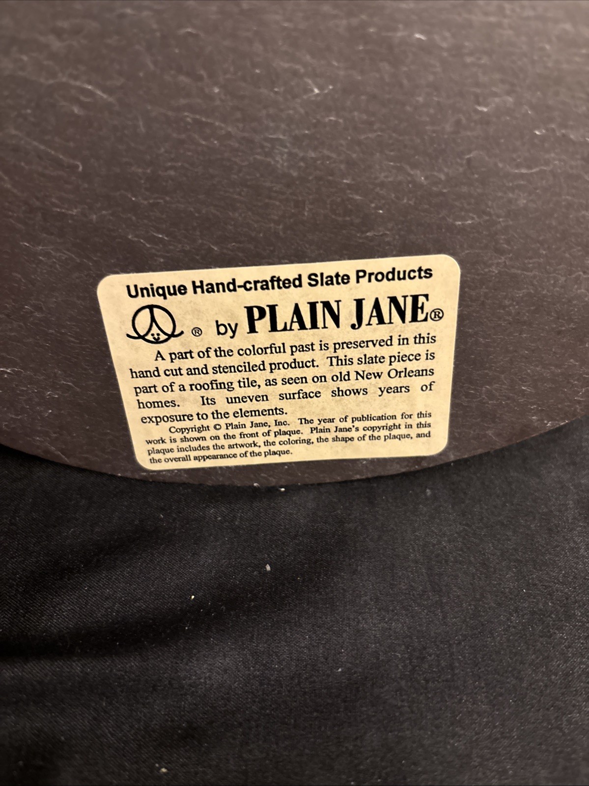 Your Fault Slate Product By Plain Jane