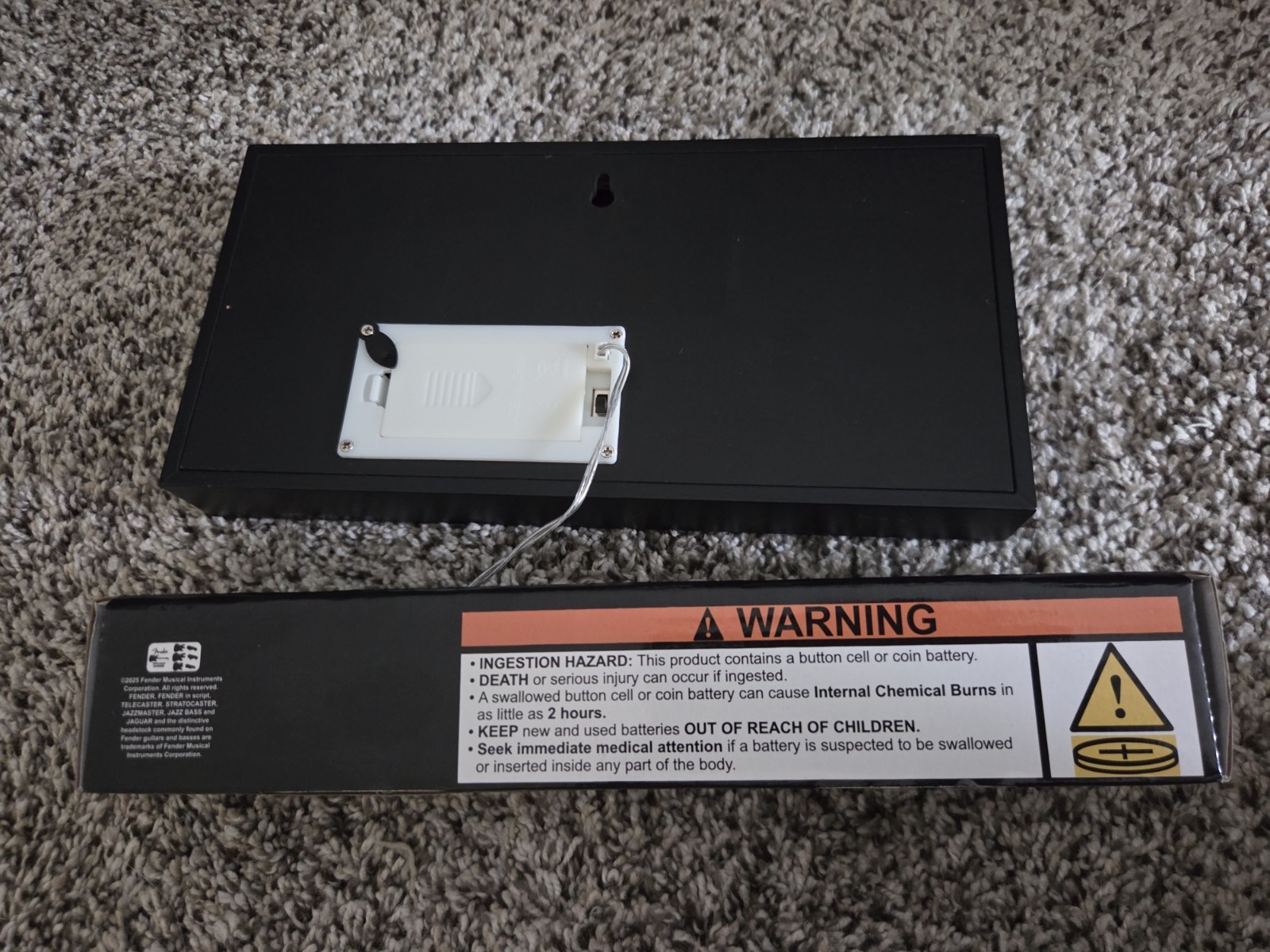 Fender Battery Powered Lighted Tabletop Sign