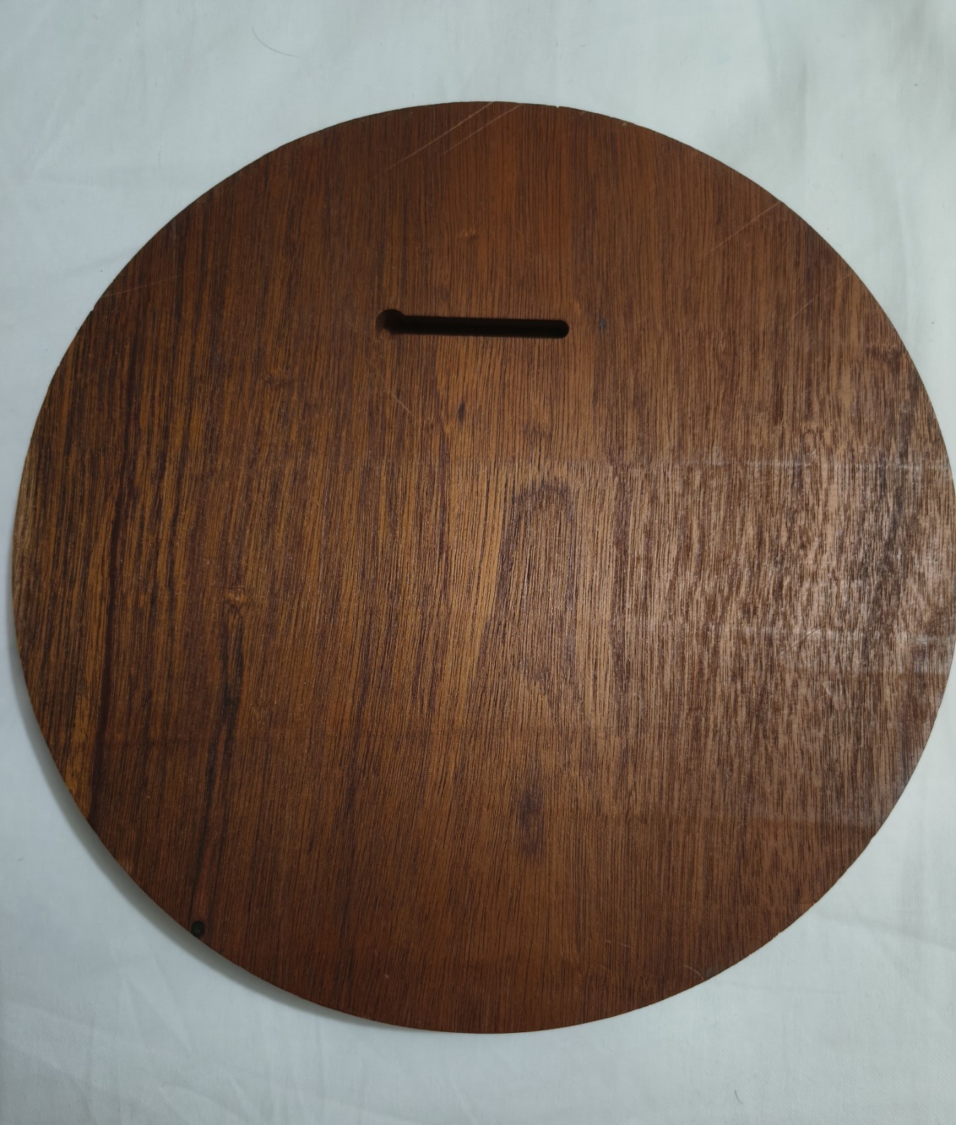 SOLID WOOD ROUND WALL PLAQUE – SEABEES 10″ ×1″