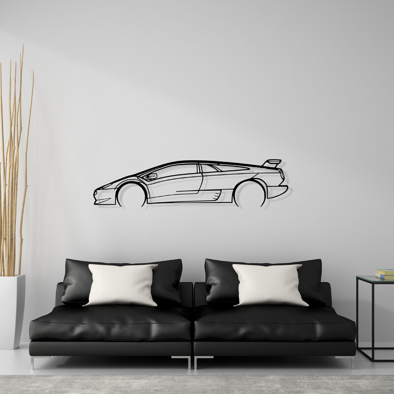 Silhouette For Lamborghini Diablo Steel Wall Decor Decoration Art Sv Gt 6.0 Vt