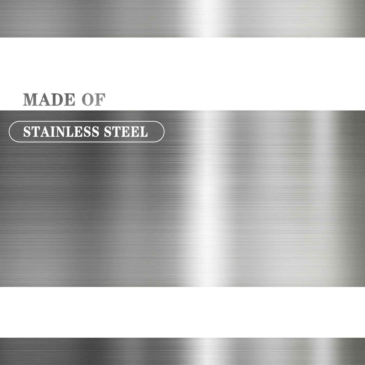 Stainless Steel Metal Door Sign 9x3in Self Adhesive Doorbell Sign Door Plate