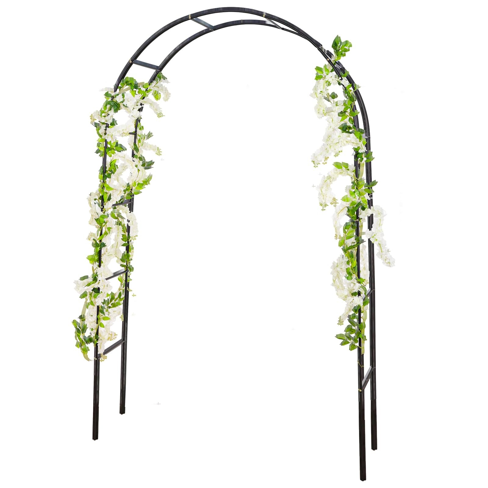 94 Metal Garden Arch Trellis for Climbing Plants Outdoor Decorations