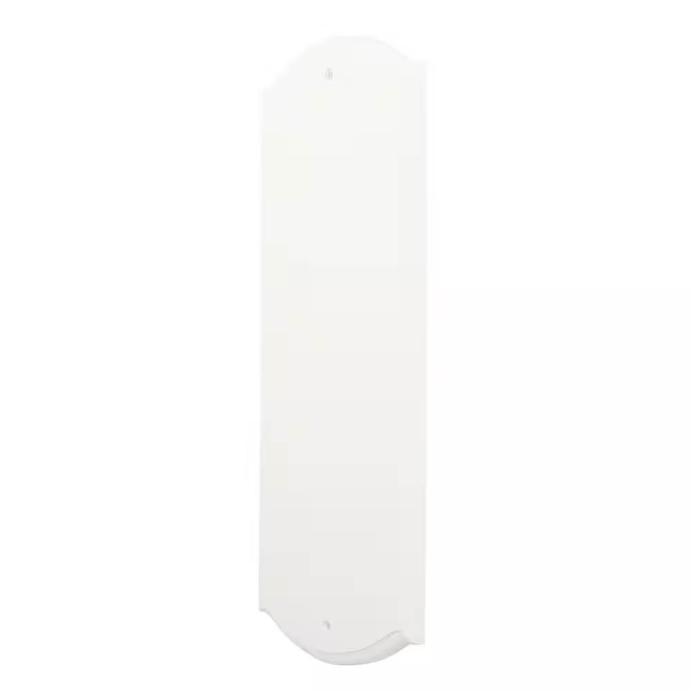 Paintable White Address Plaque