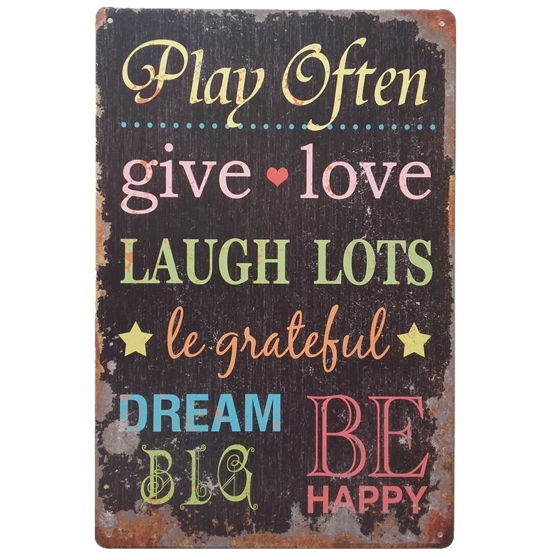 Vintage Retro Tin Signs Wall Decor Metal Bar Plaque Pub Poster Club Tavern Shop