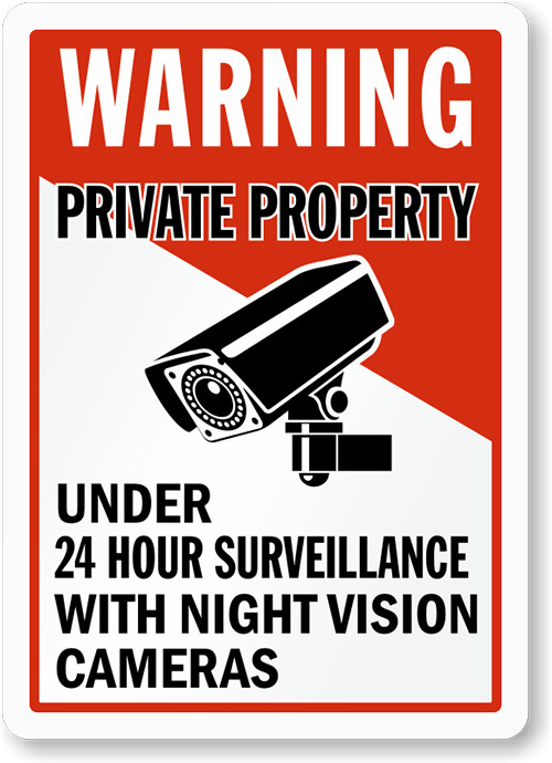 Property Stay Out Sign Weatherproof Aluminum 8×12 Outdoor Warning Sign