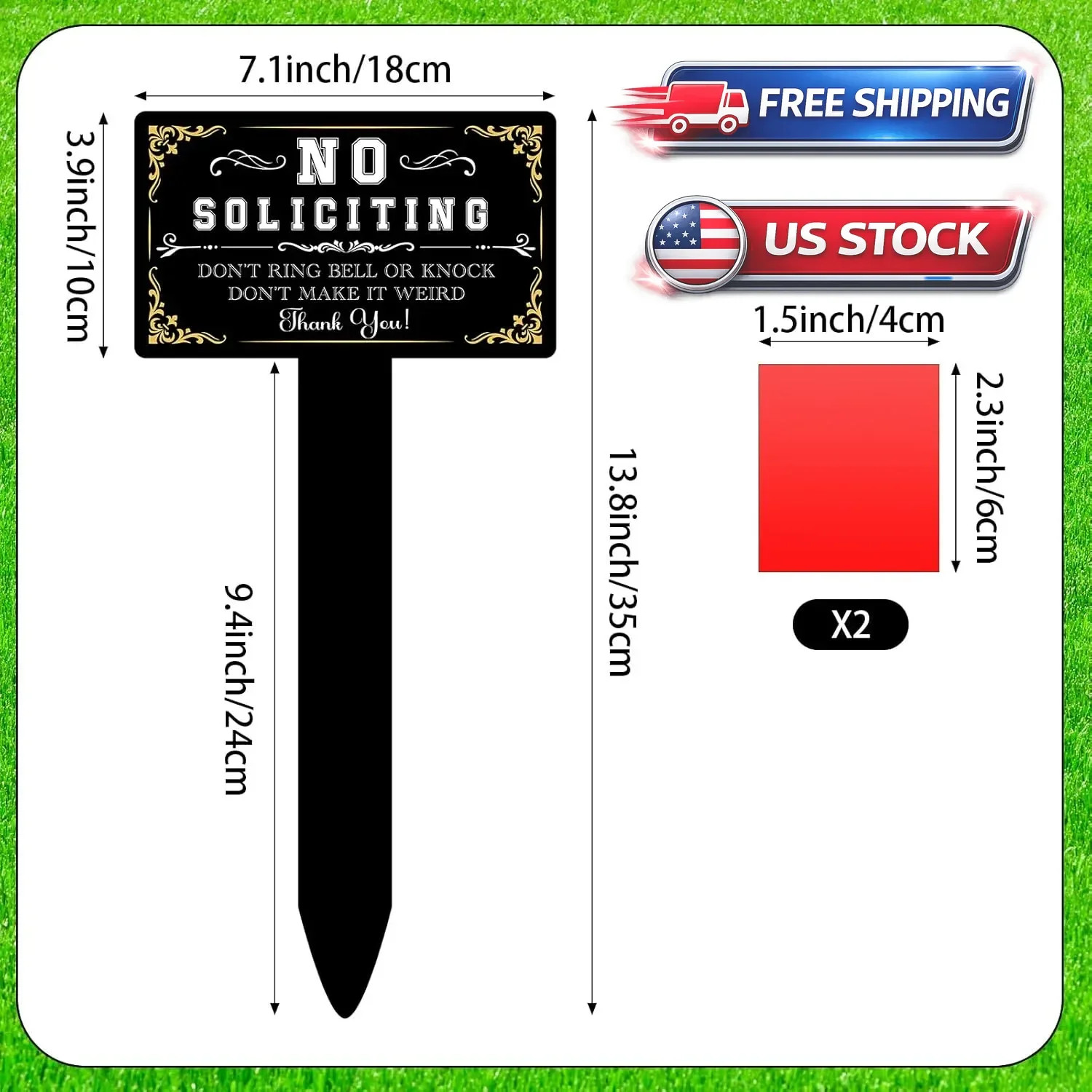Private Property No Trespassing for House Yard No Soliciting No Loitering Signs