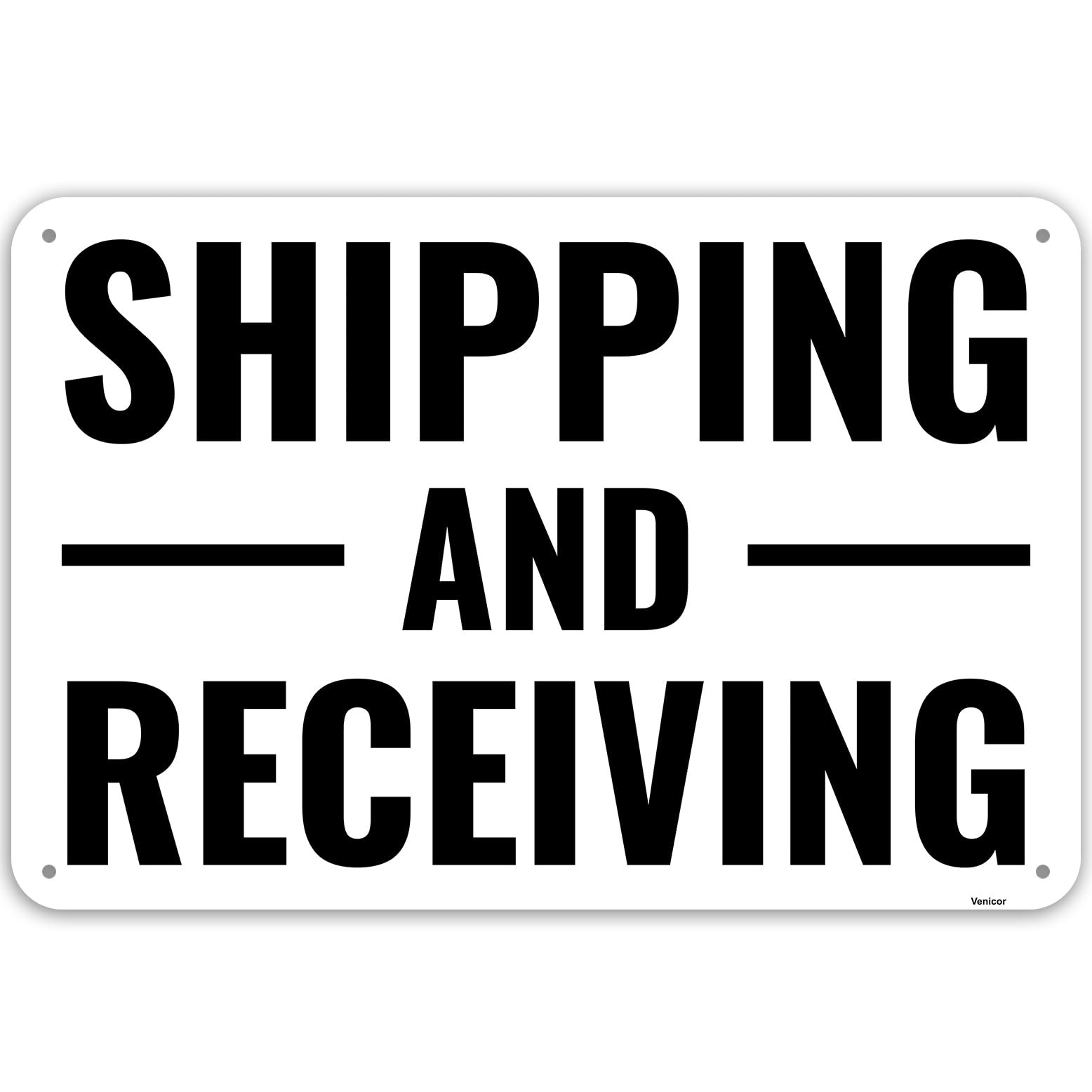 1PC Shipping and Receiving Sign, 18 x 12 Inches – 18 x 12 inches, 18″ x 12″