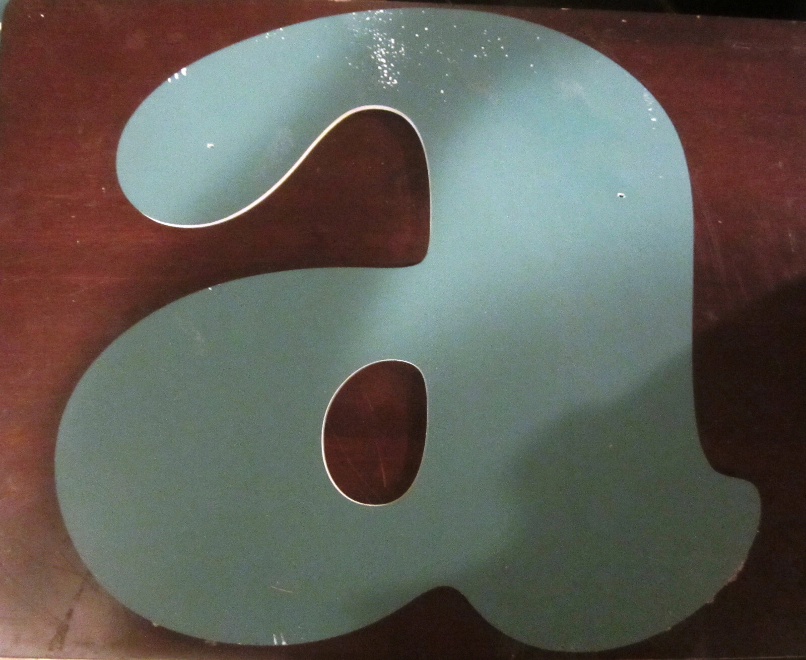 Large Plastic Letters Indoor / Outdoor 14″ Paint able “a” 1/4″ Thick