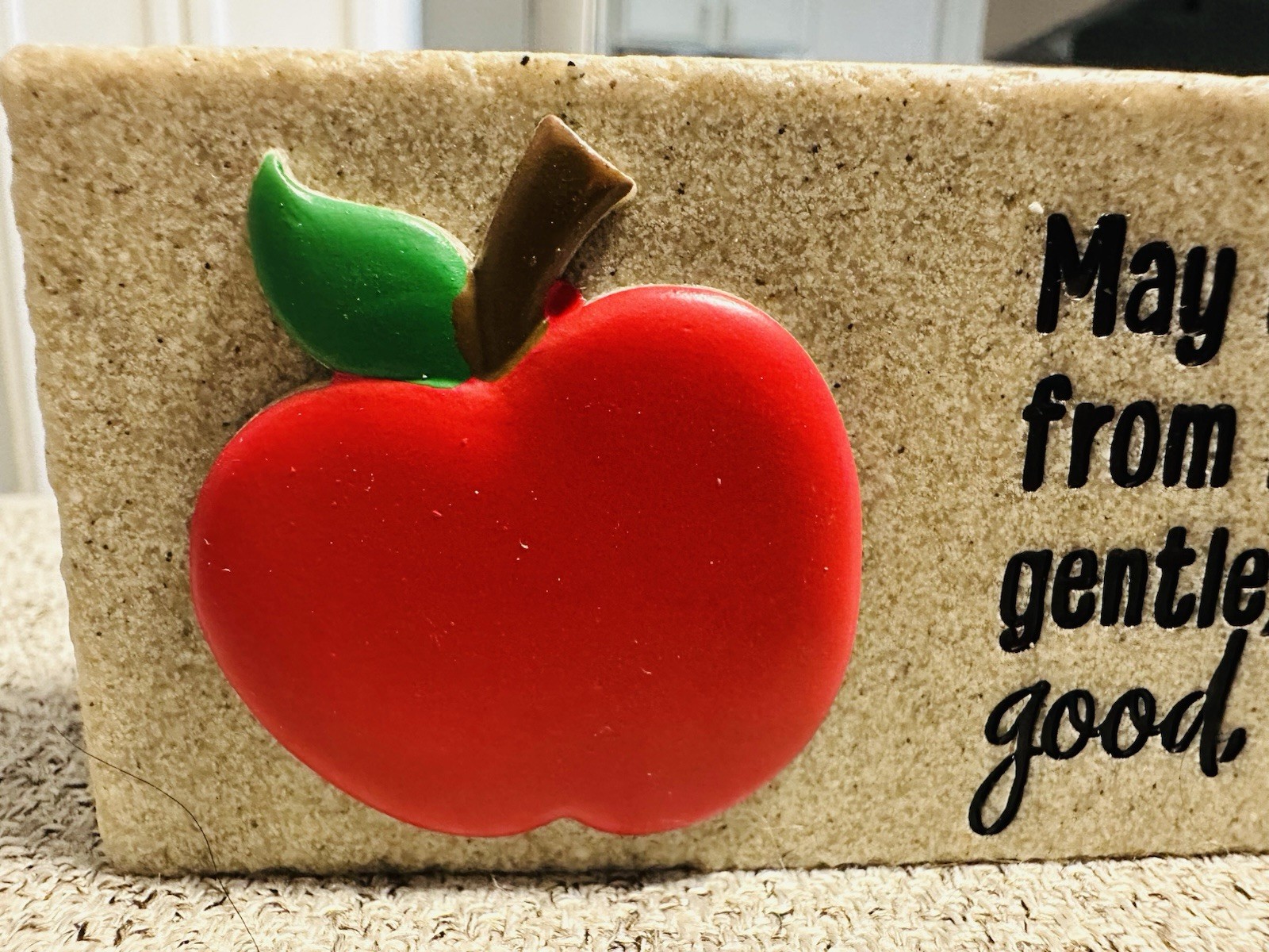 Stone Plaque For Teacher Gift – 9 In X 2 In -Christian Scripture Gift-James 3:17