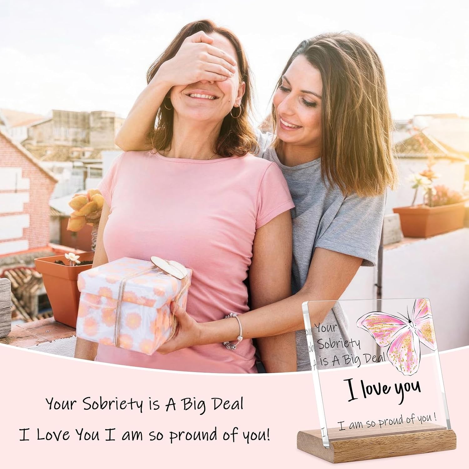 Sobriety Gifts for Women Men,1 Year Sober Gifts One Year Best Sobriety Gifts Rec