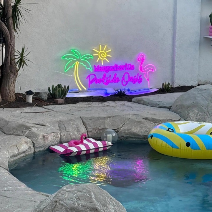 Custom Outdoor Waterproof Neon Sign Personalized Wedding Backdrop Gift Decor