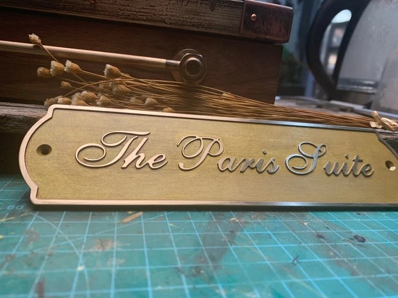 Customized classic brass signs – Nautical signs and plaques – Heavy duty 3D