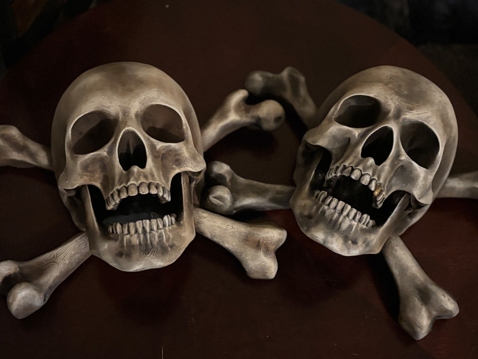 Pirate Skull & Crossbones Wall Decor | Lifesize Jolly Roger | Halloween Man Cave