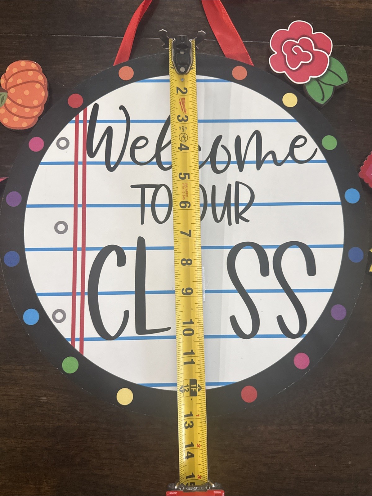 Welcome to our Classroom Door/Wall Sign with Season Cutouts 8 PCs