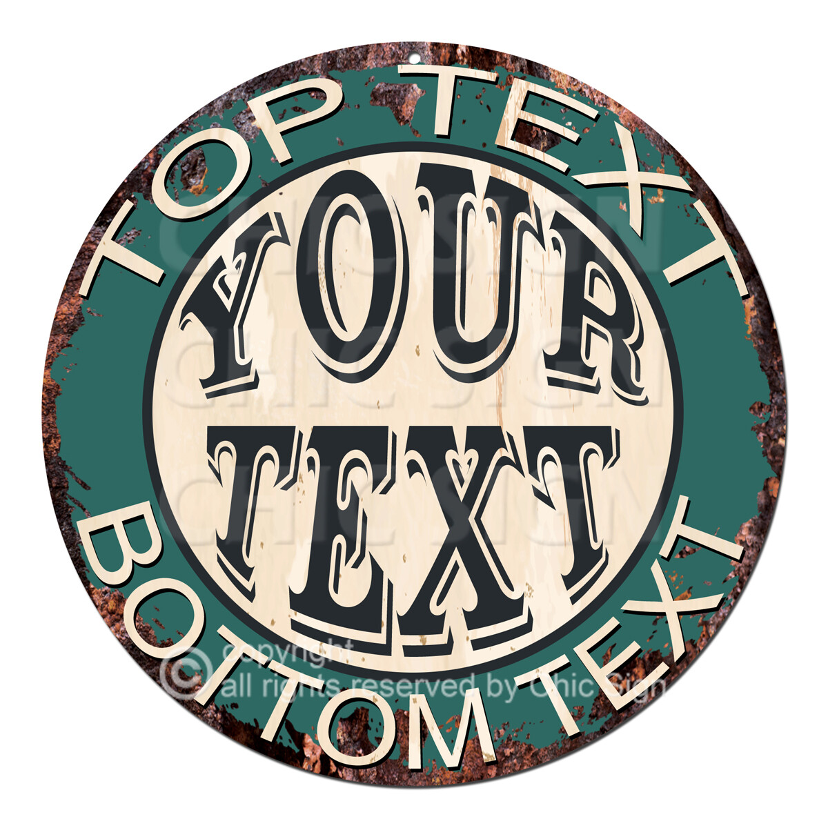 CP-0155 ANY NAME’S Custom Personalized Text Metal Sign Man Cave Decor Gift idea