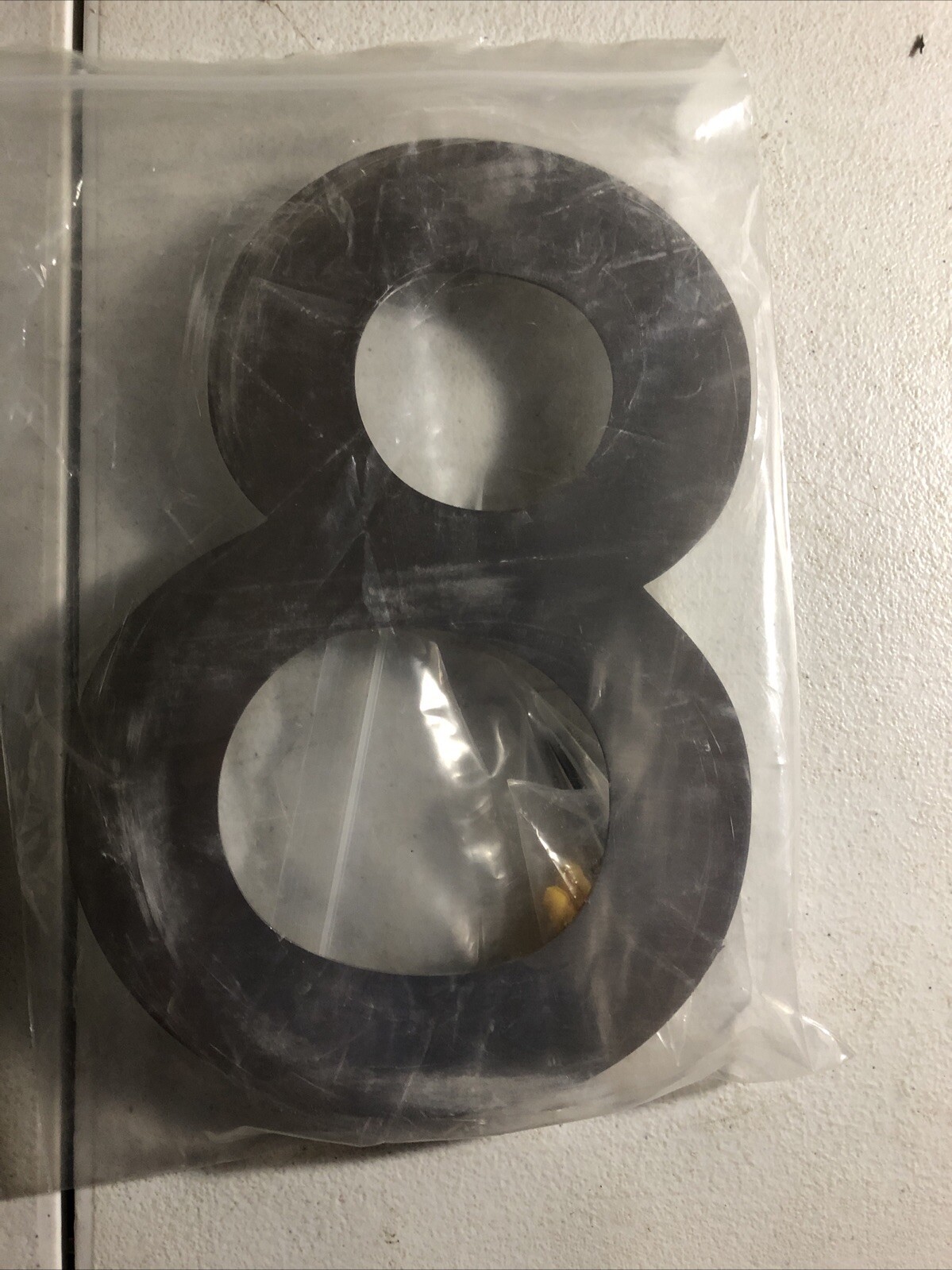 Numbers Large (10″) in brushed stainless steel 304