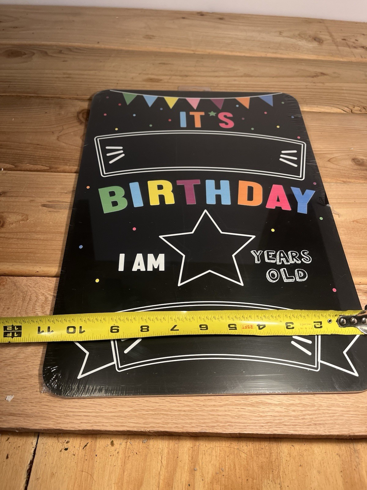 It’s My Birthday Chalkboard Reusable Sign Personalize Happy Birthday Party