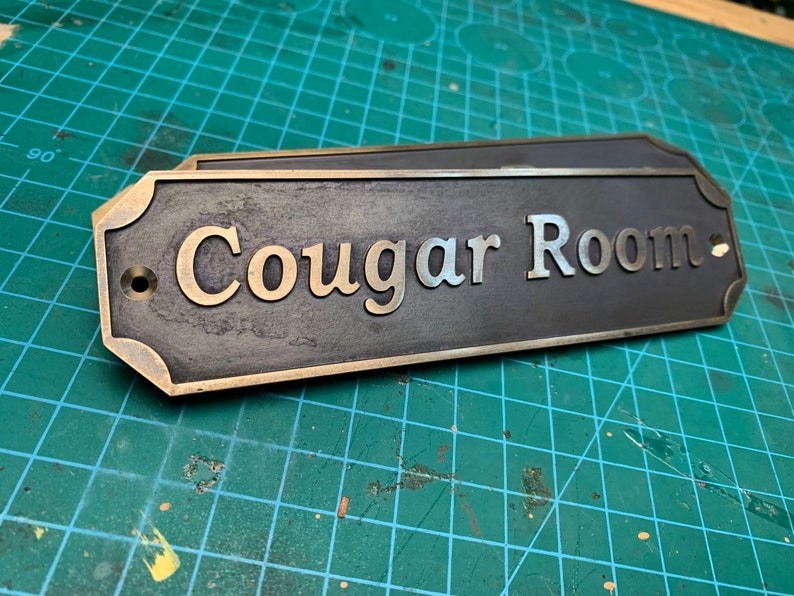 Custom Cast Brass door signs & plaques – Custom language plaques – Custom size