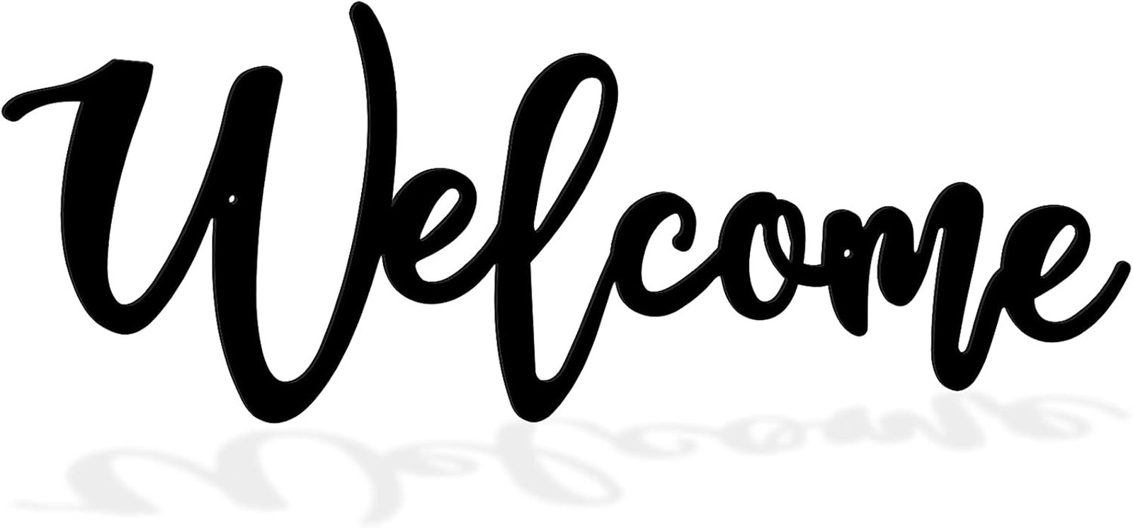 Welcome Sign Metal Wall Decor Front Door Welcome Sign Cutout Letters Hanging Wal