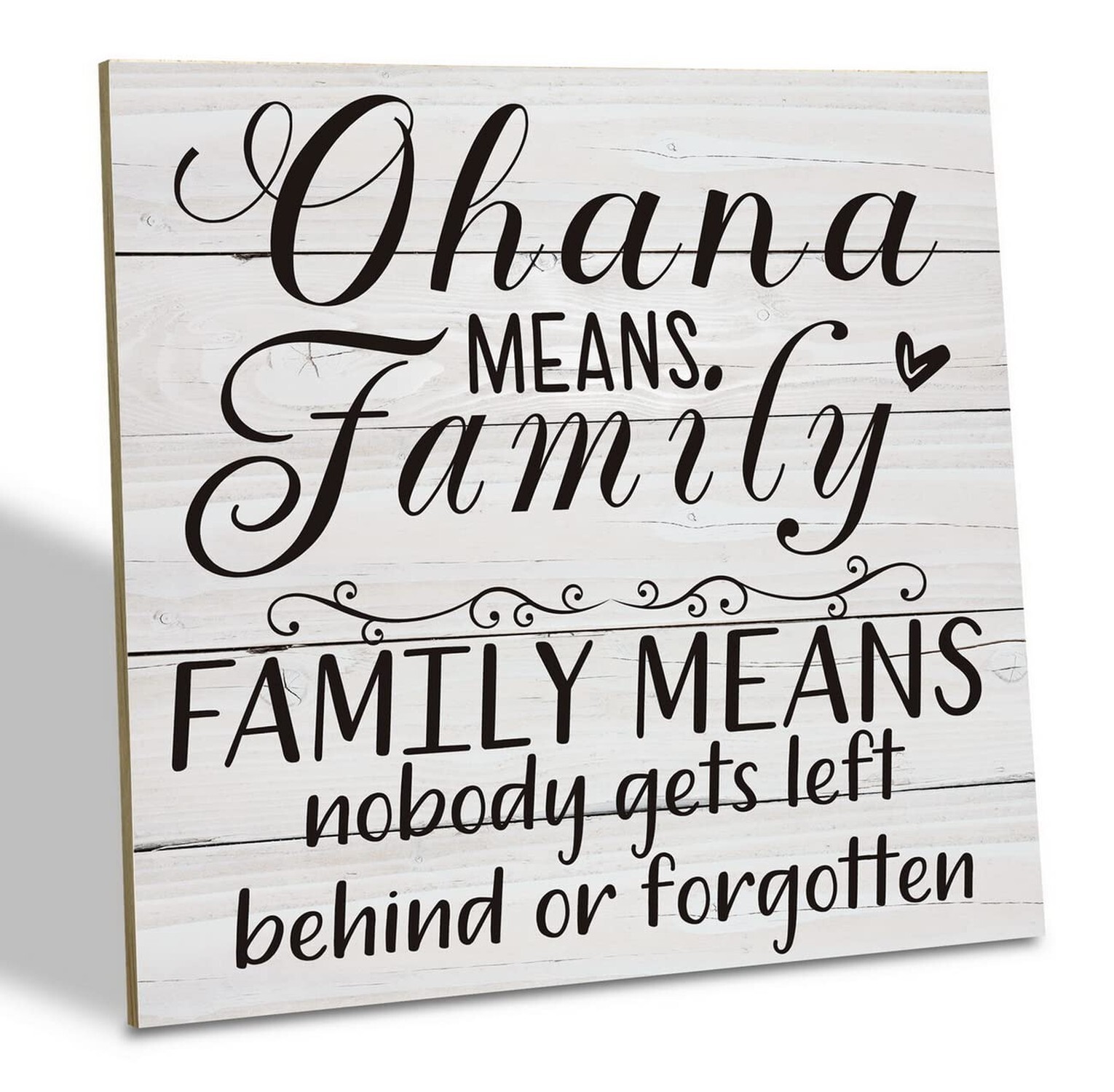 Family Sign, Ohana Means Family, Family Means Nobody Gets Left Behind or Forg…