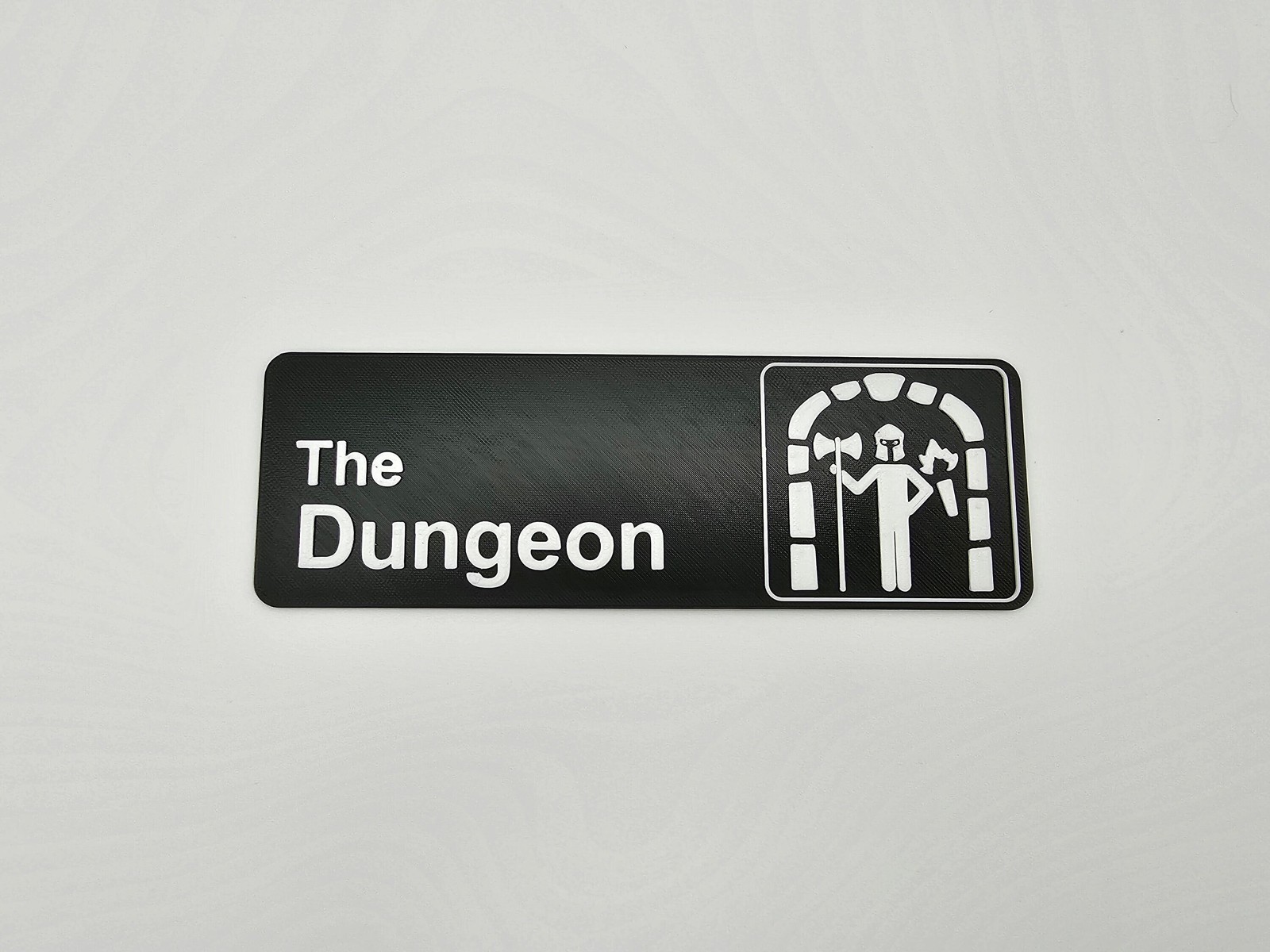 The Dungeon – Funny Room Door Sign | Any Color