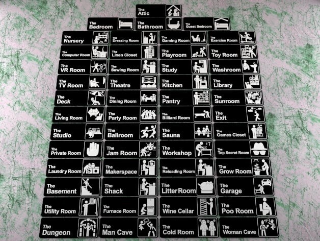 Custom Door Signs – 7.5″ x 2.5″ – Adhesive Not Included