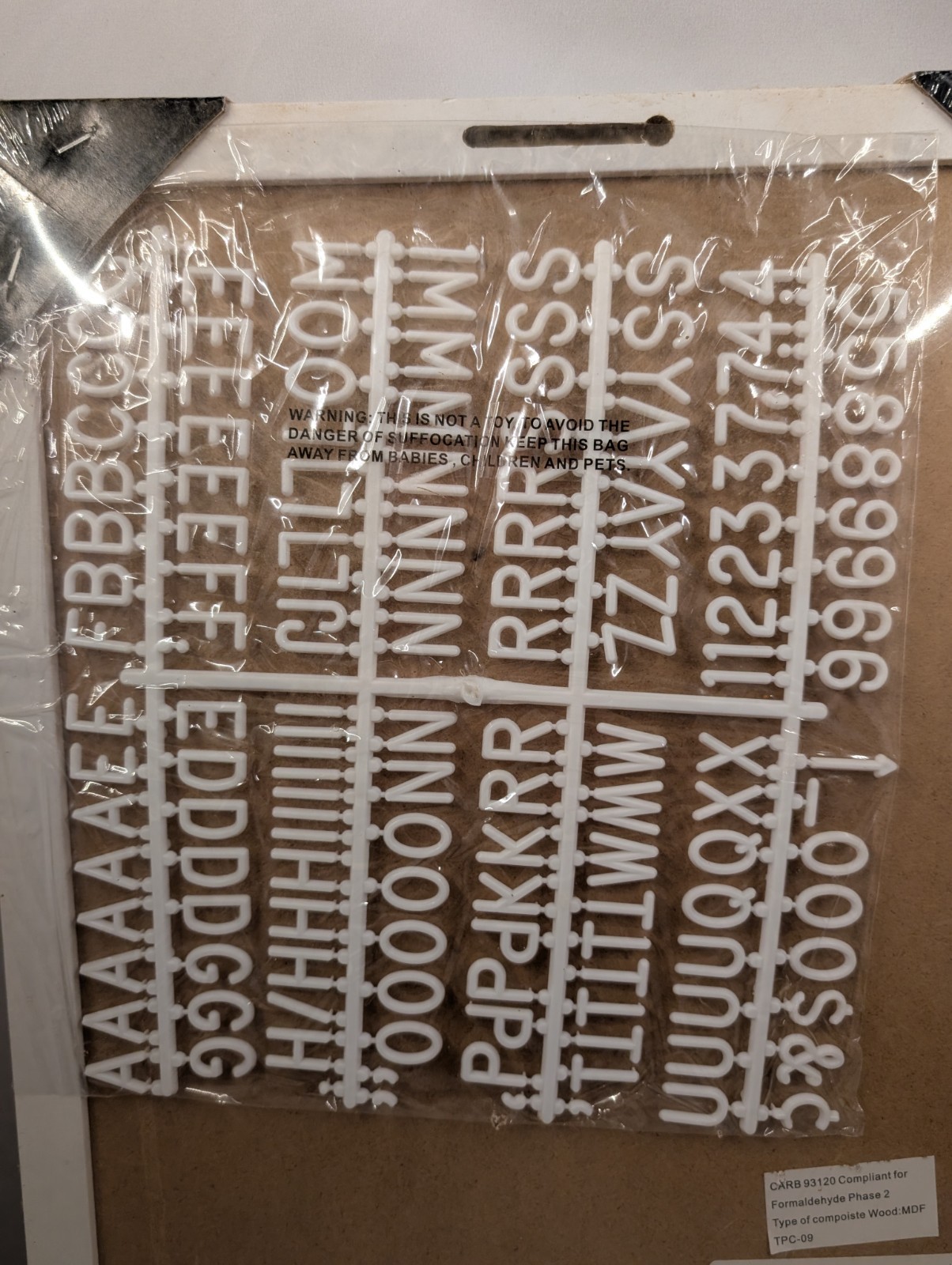 DC Wonder Woman Comic Walls Letter Board 145 Letters MDF Superhero Decor