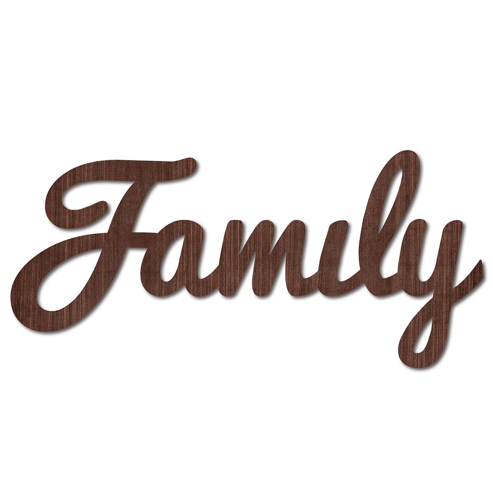 Cutout Sign Family Letter Wooden Wall Art Decor Wood Word Sculpture Signs Rus…