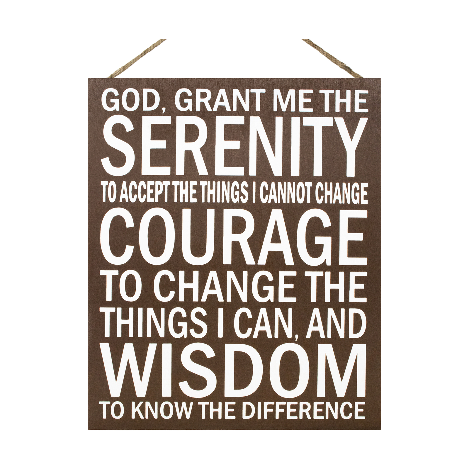 JennyGems Serenity Prayer Sign Serenity Prayer Plaque, Sobriety Gifts for Women