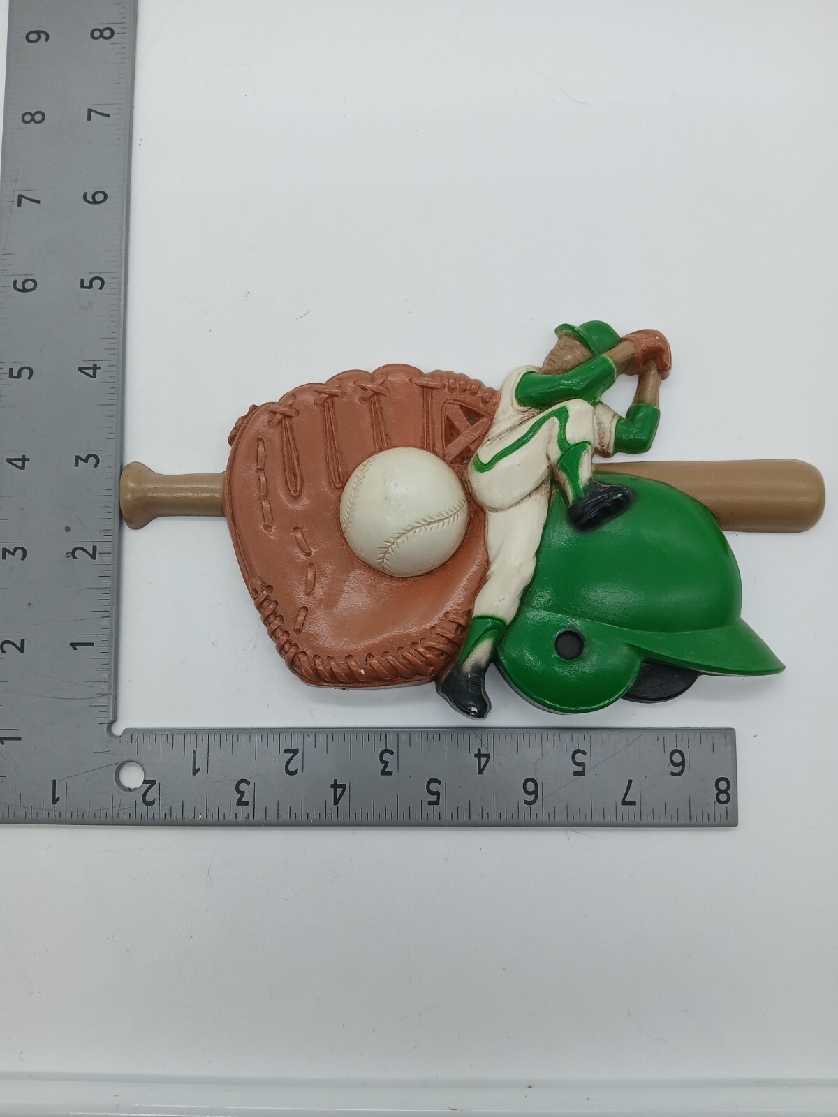Vintage 1991 Burwood Sports Wall Decor Football Baseball Basketball 3 Piece