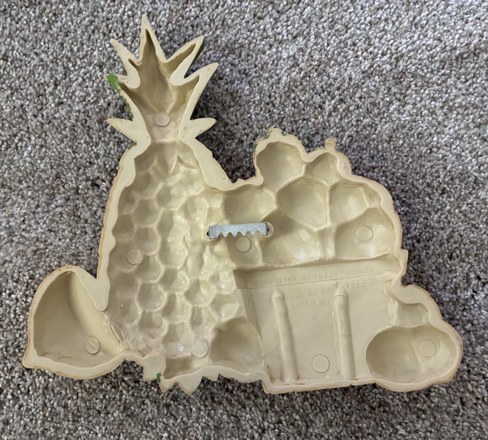Vintage 70s kitch 🟥 Homco Wall Decor Fruit & garden Vegetables Set of 3 hanging