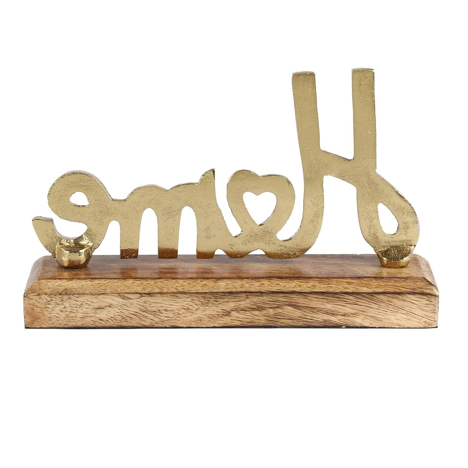 Home Sign Decor | Decorative Items For Home Living Room | Metal Word Sign with W