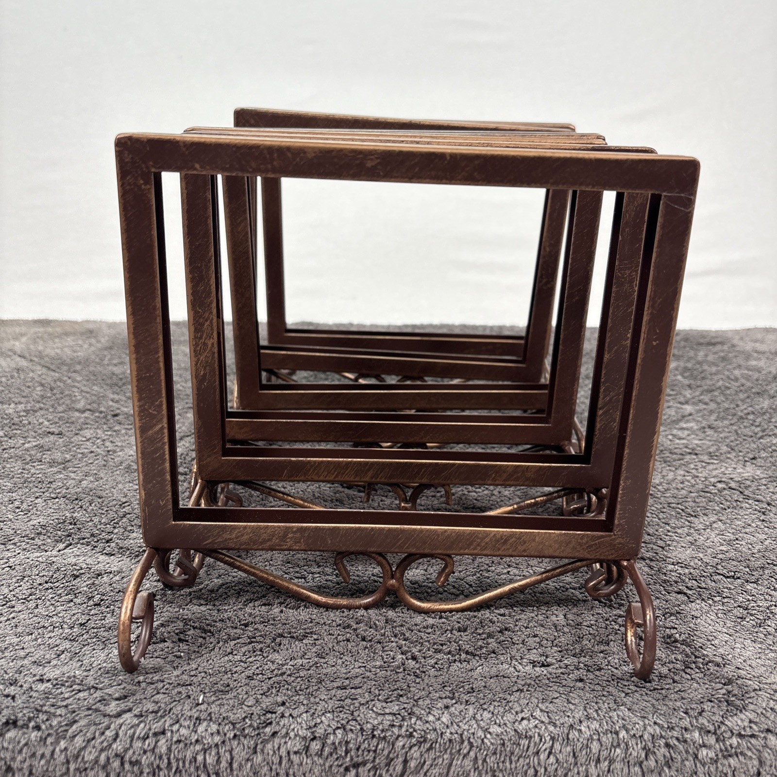 Set of 6 Bronze Metal Retail signage frame Sign Matte 5″ x 7″ B1