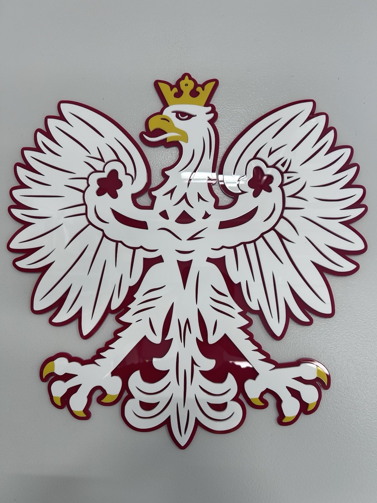 16” Polish Eagle Acrylic Wall Sign