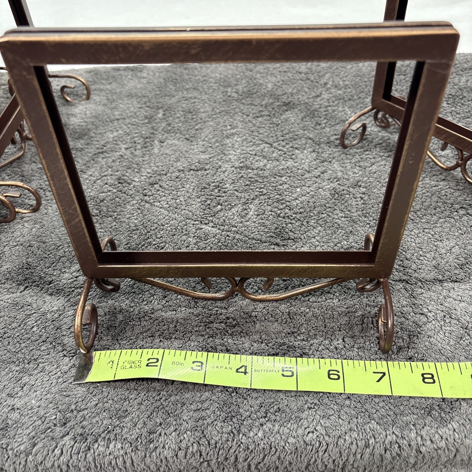Set of 6 Bronze Metal Retail signage frame Sign Matte 5″ x 7″ B1