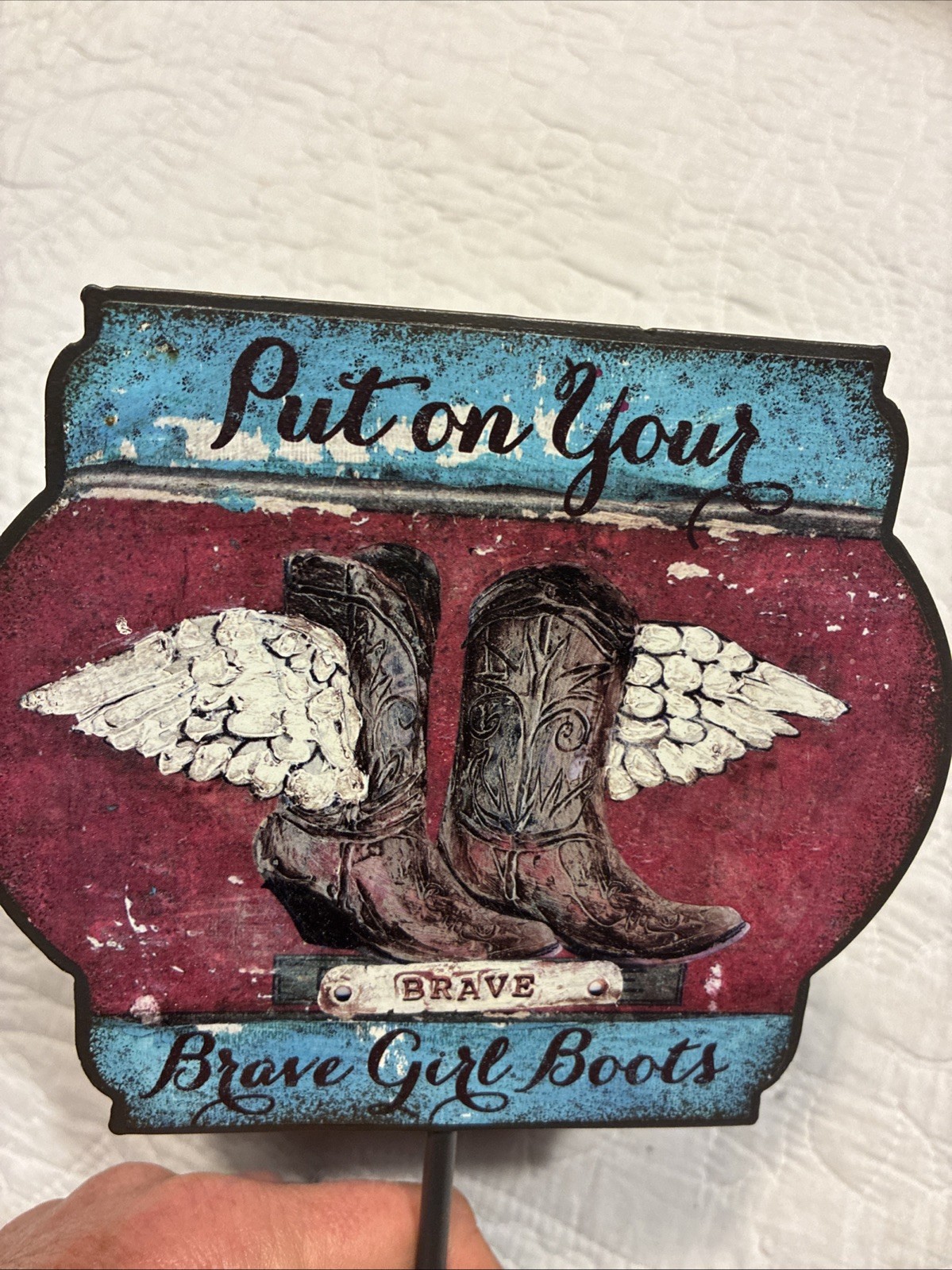 Melody Ross Brave Girl Decorative Sign