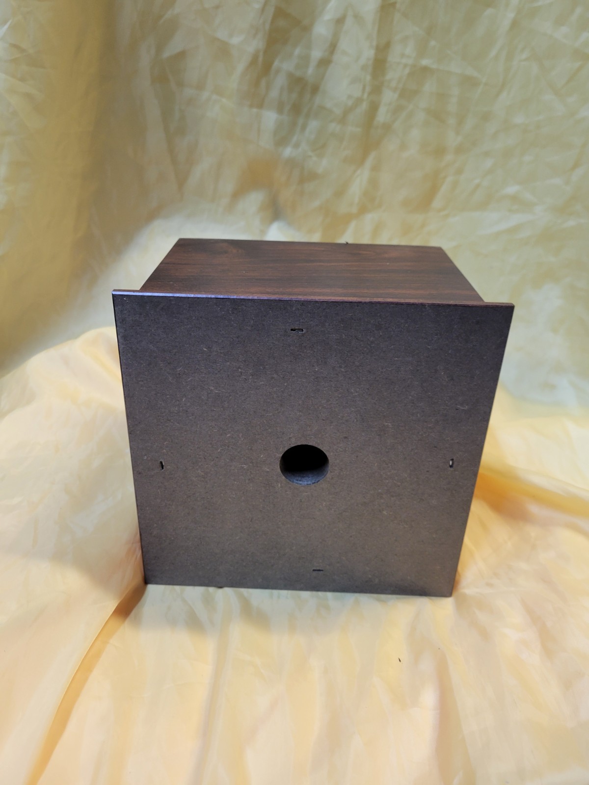 Cherry Finish Display Base, Square Stand for Trophies and Awards