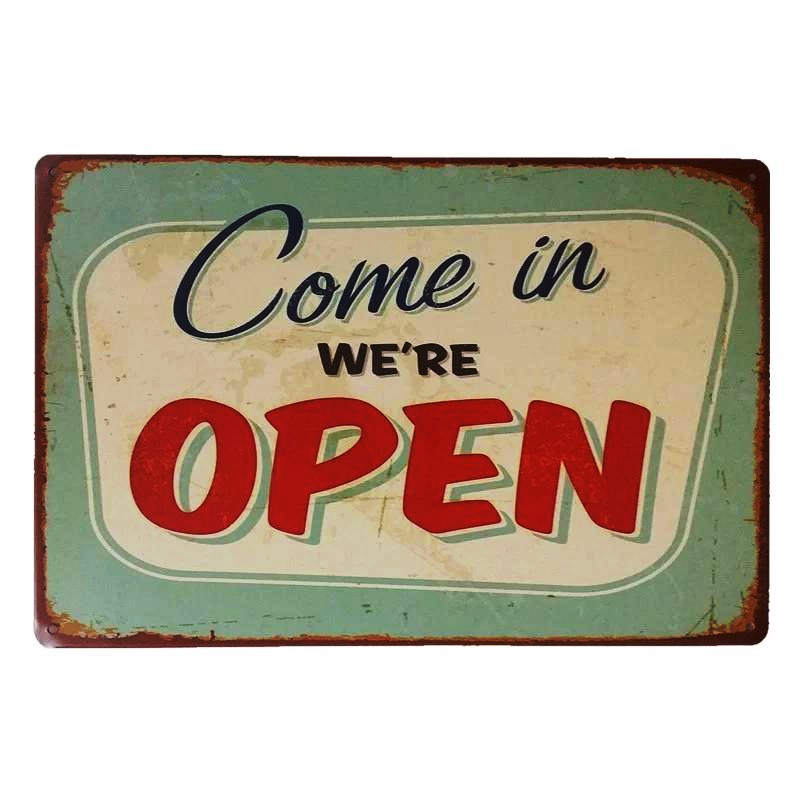 Vintage Retro Tin Signs Wall Decor Metal Bar Plaque Pub Poster Club Tavern Shop