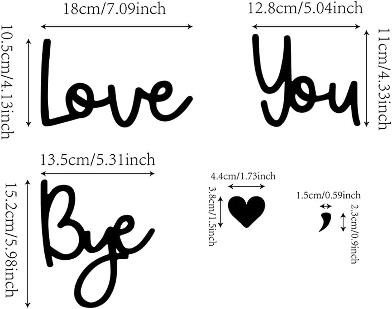 Love You Bye Sign above Door: Rustic Wood over Door Home Decor Boho Wall Decor f