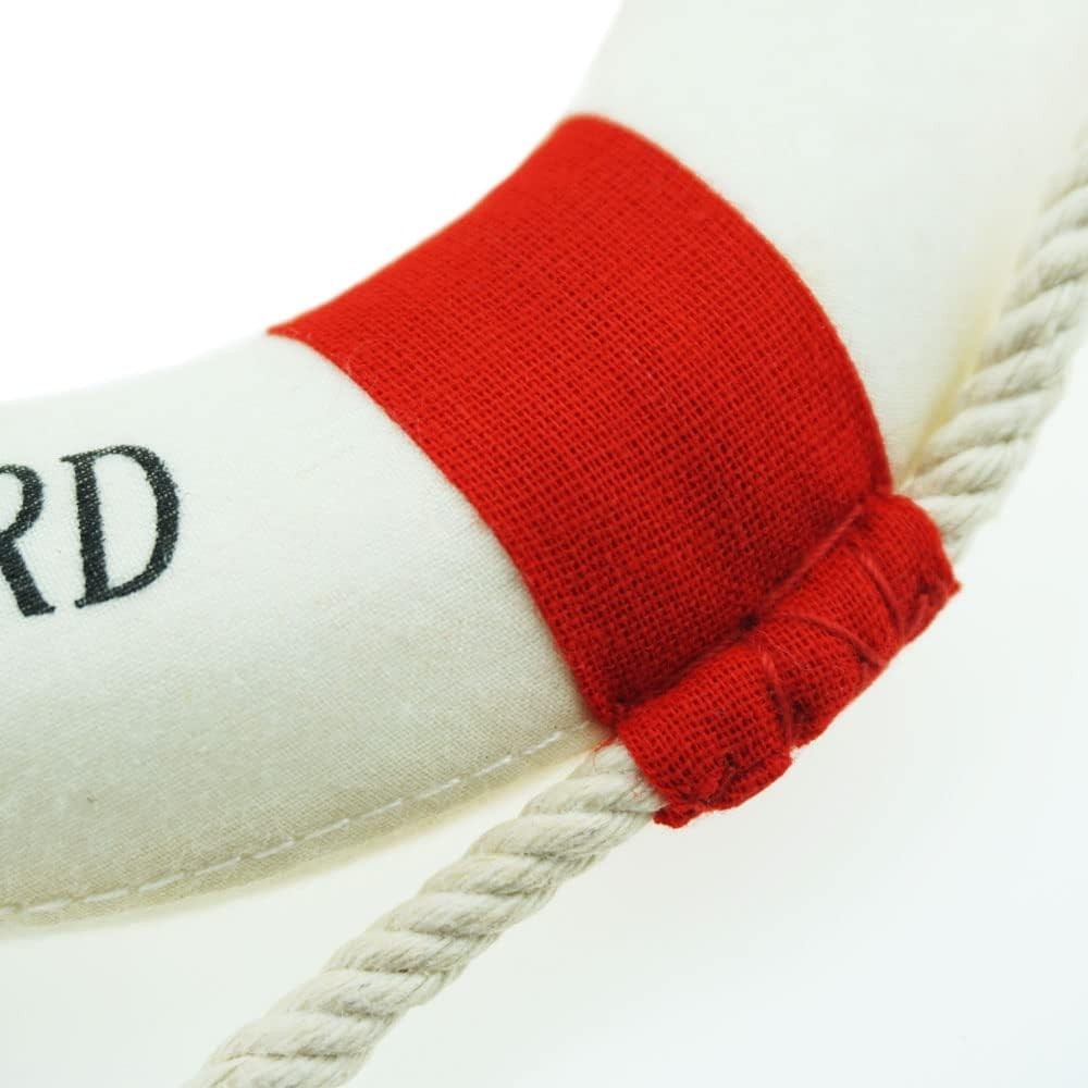 2 PCS Small Welcome Cloth Life Preserver Ring Nautical Wall Life Ring for Med…