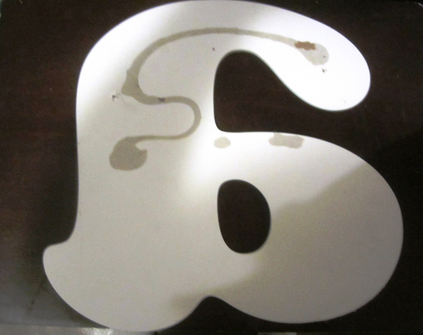 Large Plastic Letters Indoor / Outdoor 14″ Paint able “a” 1/4″ Thick