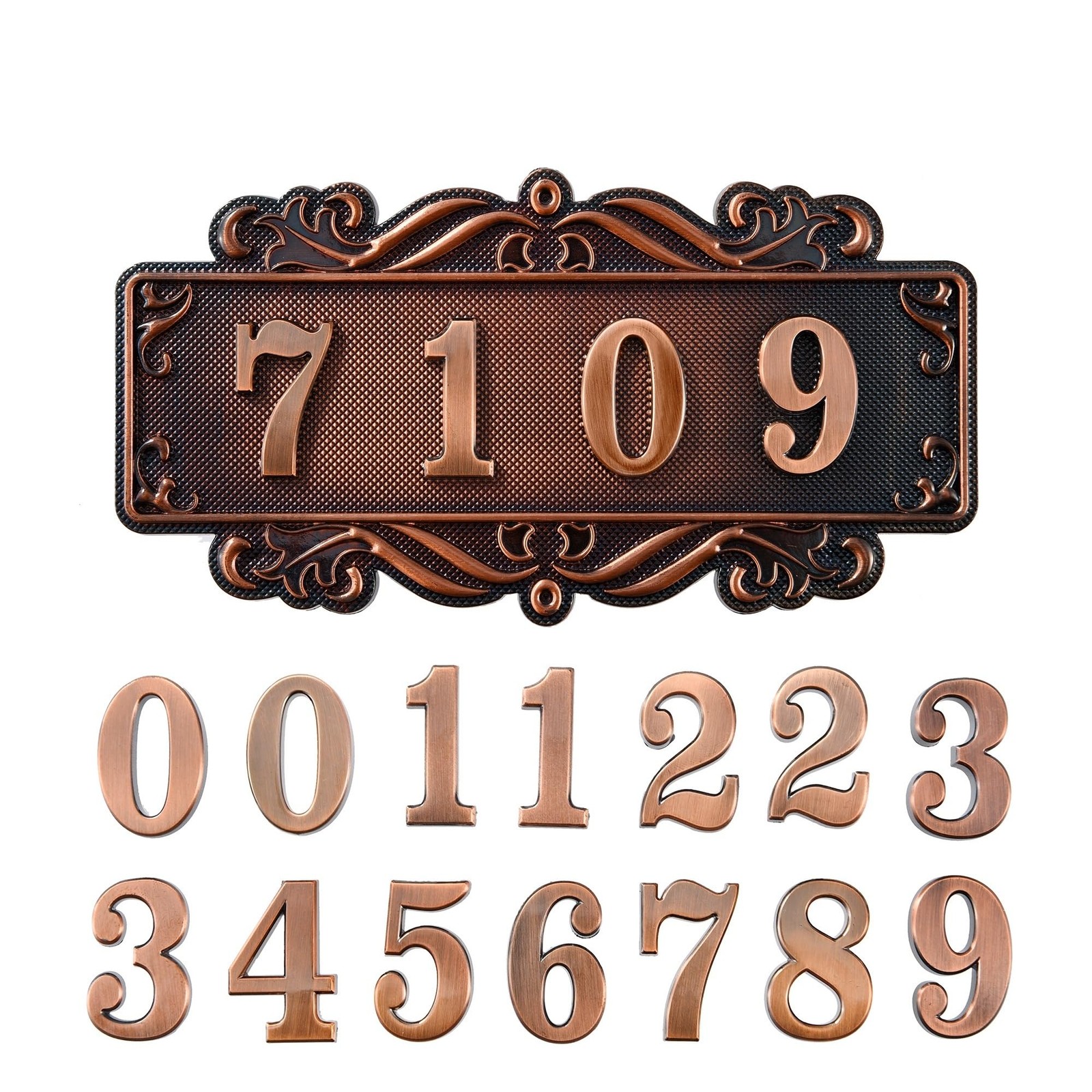 Door Number Plate, Apartment Door Number Sign, House Address Room Number Plaq…